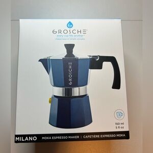 GROSCHE Milano Moka Espresso Maker -BNIB